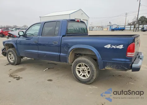 2004 Dodge Dakota Quad Sport z USA, uszkodzony, nr VIN 1D7HG38N44S545487